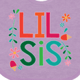 thumbnail image 4 of Inktastic Lil Sis Girls Sister Announcement Girls Baby Bib, 4 of 4