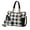 Black, variant on Bonita Checker Tote Handbag & Wallet Set Women by Mia K