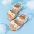 thumbnail image 4 of Sandalia DREAM PAIRS KSD213 para Niñas Pequeñas con Lazo Khaki Talla 4, 4 of 7