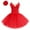 Red, variant on Ballet Dance Dress for Women Sleeveless Shiny Rhinestone Decorated Tulle Tutu Skirt Dancewear XXL Red