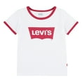 thumbnail image 4 of Levi's Girls Short Sleeve Ringer T-Shirt, Sizes 4-16, 4 of 6