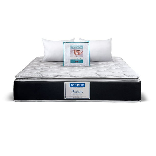 Colchon Fantastic Restonic Matrimonial + 2 almohadas SC + 1 Jgo. sabanas Ensueño Restonic Fantastic