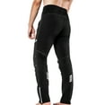 thumbnail image 5 of Rockbros Men's Windproof Thermal Fleece Cycling Pants, Black Logo Size S, 5 of 6