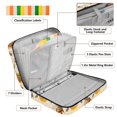thumbnail image 4 of Haosy Accordion File Organizer Zipper Binder 500 Sheet 6-Tab Expanding File Folder Multi-Pocket 1.2 Inch 3 Ring Bees and Honey, 4 of 7