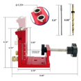 thumbnail image 2 of HFM Pocket Hole Jig Kit Adjustable Woodworking Tools Pocket Dowel Hole Jig System Set Wood Woodwork, 2 of 5