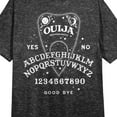 thumbnail image 2 of Ouija Mystifying Oracle Letter Number Patterns Crew Neck Short Sleeve Black Heather Women's Night Shirt, 2 of 3