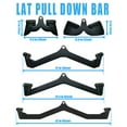 thumbnail image 6 of KORIKAHM LAT Pulldown Attachments, LAT Bar Cable Machine Attachment,T-bar V-bar, LAT Pull Down Bars, Back Tricep Bar Strength Training Handle for Home Gym Fitness, 6 of 9