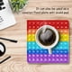 thumbnail image 4 of Square Rainbow Silicone Push Bubble Fingertip Toys Kid Descompresión Artesanía Ndcxsfigh Nuevos Originales, 4 of 9