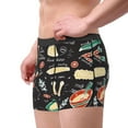 thumbnail image 3 of Wukai Vegetable Quiche Print Men’s Underwear Breathable Boxer Briefs,&nbsp;Moisture Wicking & Breathable-XX-Large, 3 of 7
