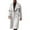 Light Gray, variant on Men's Fashionable Loose-fitting Cardigan Trench Coat for Autumn and Winter Black M