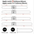 thumbnail image 5 of ALMNVO Sport Silicone Band Compatible with Apple Watch Bands Ultra 49mm 45mm 44mm 41mm 40mm 38mm 42mm Women Men Elastic Adjustable Smart Watch Wristbands Replacement for iWatch Series 8 7 6 5 4 3 2 SE, 5 of 9