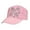 Light Pink, variant on Military Cap w/ Jeweled Rhinestones Fleur de Lis Sign - White - HT-C7018A-WT