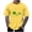 Yellow(New), variant on PNTUTB St. Patrick's Day Men's Fashion Print Casual Loose Comfortable Short Sleeve Crew Neck Pullover Tops