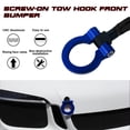 thumbnail image 4 of Xotic Tech Sport Track Racing Style CNC Aluminum Screw-on Tow Hook Front Bumper Compatible with Porsche Panamera, Carrera 911 991 (Blue), 4 of 9