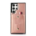 thumbnail image 5 of Dteck for Samsung Galaxy S22 Ultra Case, PU Leather Adjustable Loop Strap Case with Hidden Cart Slot Shockproof Protective Case for Samsung S22 Ultra 6.8" 2022 Ladies Women Men, Rose Gold, 5 of 15