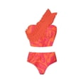 thumbnail image 5 of Sexy High Waist Bikinis Sets Ruffled Printed Women‘s Swimsuit Dot Two Pieces Swimwear Brazilian Bathing Suits Beachwear 2024, 5 of 7