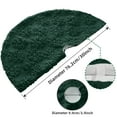 thumbnail image 3 of Sanmadrola Christmas Tree Skirt Green Plush Skirts Large Christmas Decorations Indoor Xmas Ornaments Holiday Decor for Home Party Holiday Decorations, 30in, 3 of 10