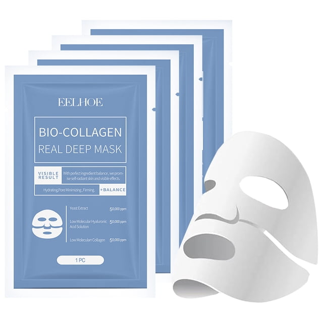 Bio-Collagen Real Deep Mask Mascarilla facial lifting antiarrugas Mascarilla de colágeno orgánico