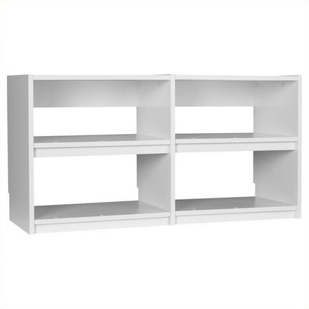 Systembuild Closet Organizer Base Cubby Unit White 7156401pcom