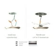 thumbnail image 2 of WAC Lighting Disc 4" 1-Light LED Aluminum Flush Mount and Retrofit Kit in Bronze, 2 of 2