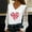 White, variant on Lace Dressy Tops for Women Heart Valentine Blouses Long Sleeve V-Neck Pullover Tops for Women 2026