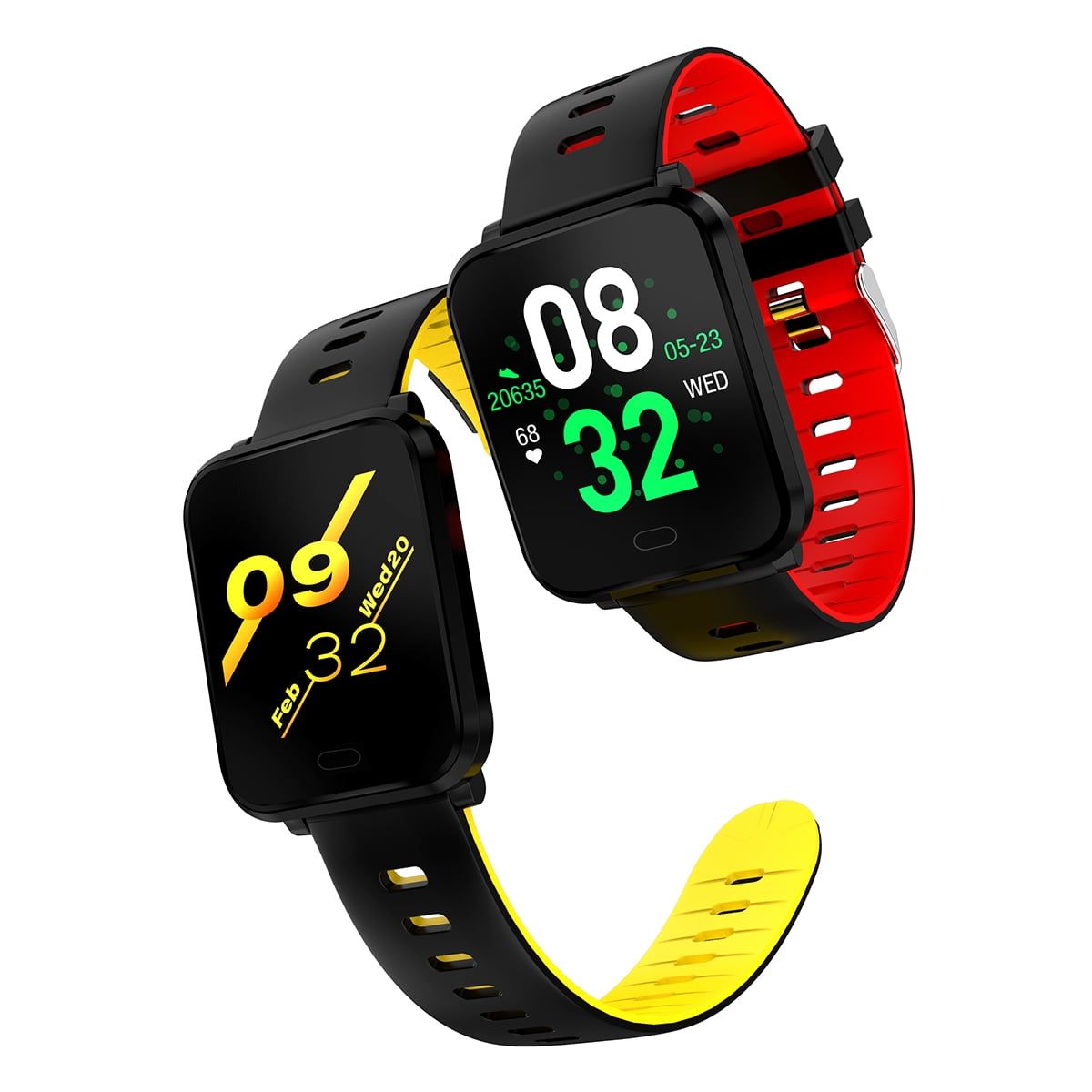 K10 PLUS Smart Bracelet 1.3-Inch Square Face Smart Watch IP68 Waterproof  Sport Smartwatch with Heart Rate/ Sleep Multiple Workout Modes Pedometer  Notifications Reminder Remote Shutter Alarm Clock Sto | Walmart Canada