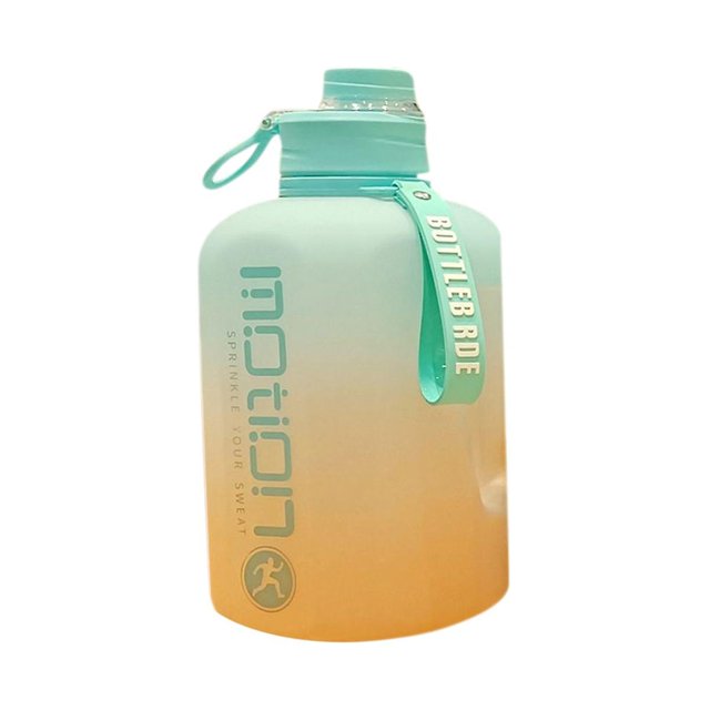 2 Liter Sports Water with Scale Capacity Fitness Kettle Outdoor Gradient Plastic Portable Reusable