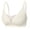 Beige, variant on Ohufall Woman Fashion Bras Solid Color Round Neck Bra Without Steel Ring Fine Strap Wirefree Everyday Underwear