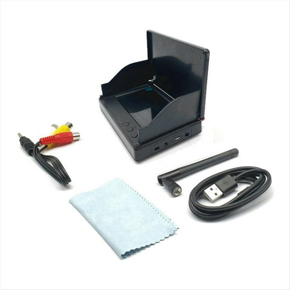 Monitor FPV de 5,8 G, 4,3 Pulgadas, 56 Canales, HD, Pantalla Snowflake, NTSC/PAL, Búsqueda Automática, para Multicóptero RC, Pieza de Dron FPV.