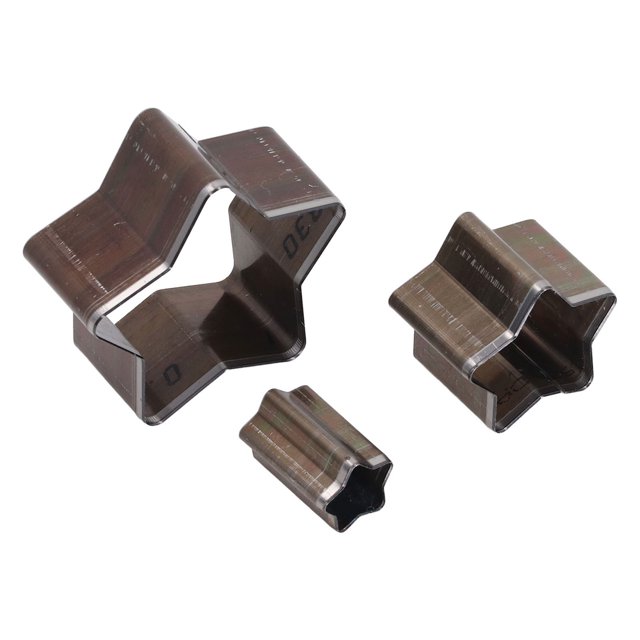 Troqueles de corte de cuero Ticfox 3 piezas Troquelador de cuero acero con alto contenido de carbono