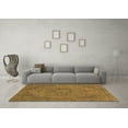 thumbnail image 3 of Ahgly Company Indoor Square Abstract Brown Modern Area Rugs, 7' Square, 3 of 4