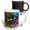 Multicolor, variant on 3drose, Paths Cross, 11oz Two-tone Yellow Mug