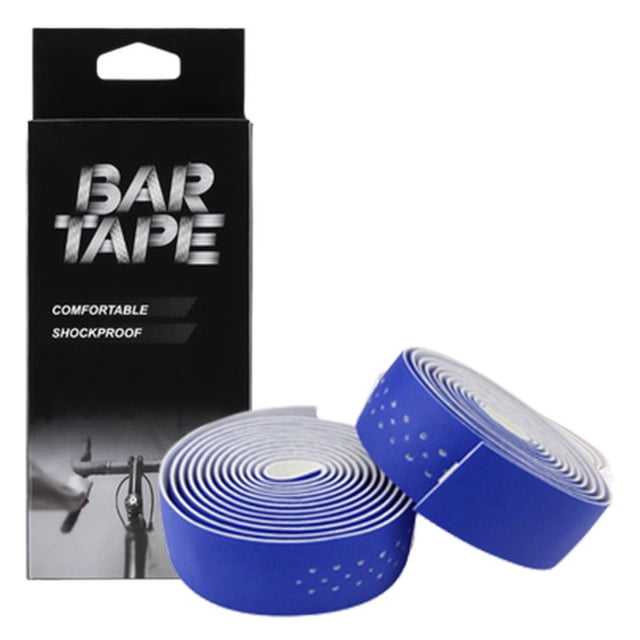 Road Bike Bicycle Handlebar Tape Grip Bar Drop Wrap Soft Leather PU Breathable
