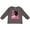 Charcoal Grey, variant on Inktastic Houston Texas Cowgirl Girls Long Sleeve Toddler T-Shirt