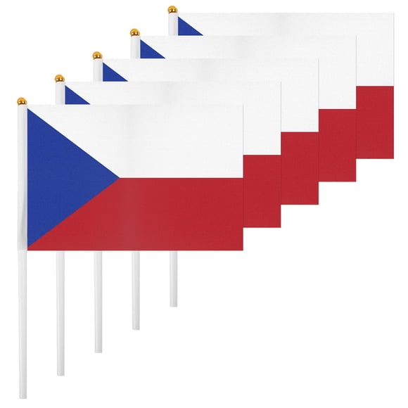 Flags ASUNO República Checa 20 unidades 14 x 21 cm poliéster