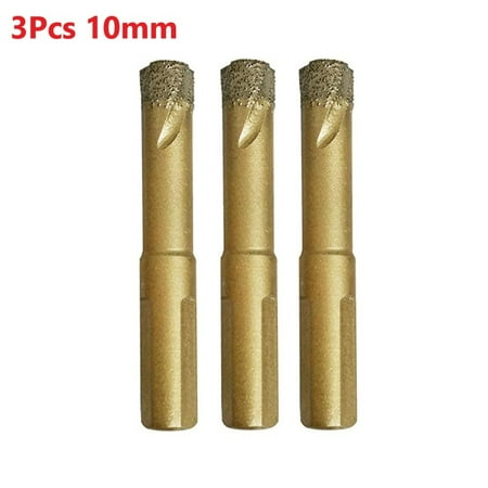 

3Pcs Ceramic Diamond Hole Drill Bits Set For Porcelain Granite Tile Glass