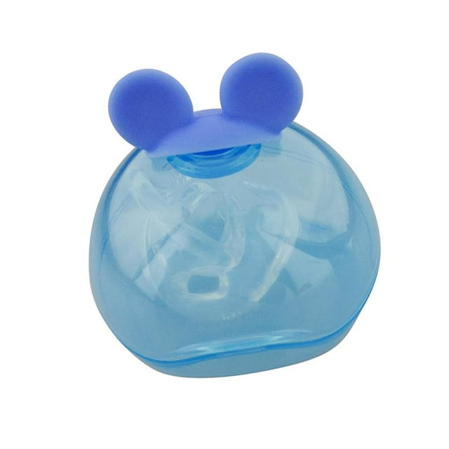 Chupete de Silicona Accesorios de Teléfono Inteligente Móvil Reproductor de Música Azul + Transparente Macarena Pezón de chupete de silicona