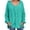 C-Mint Green94, variant on DHFJKG Women's Sweaters Hoodies Knit Jacquard Oversized Deep V Neck Loong Sleeve Hooded Pullover Sweater Solid Color Versatile Jumper Tops