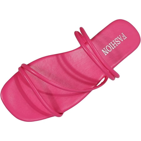 

beiousalie Sandals for Women Anti-Slip Comfortable Flip Flop Slippers Women Roman Large Size Casual Outdoor Shoes