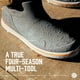 thumbnail image 4 of Deck Boots LaCrosse 6 Alpha de goma impermeable para hombre gris/naranja, 4 of 6