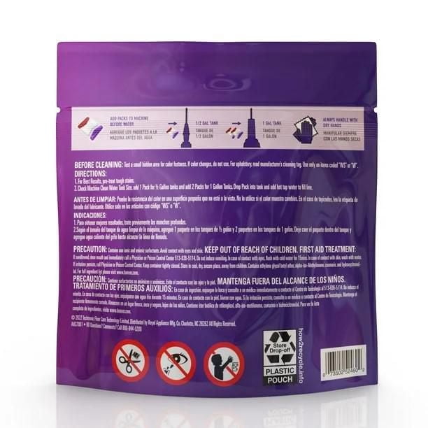 HOOVER Pattes et griffes Carpet Cleaner Solution Clean Pack Pods 14-Pack