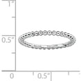 thumbnail image 2 of Sterling Silver Rhodium Ring, 2 of 7