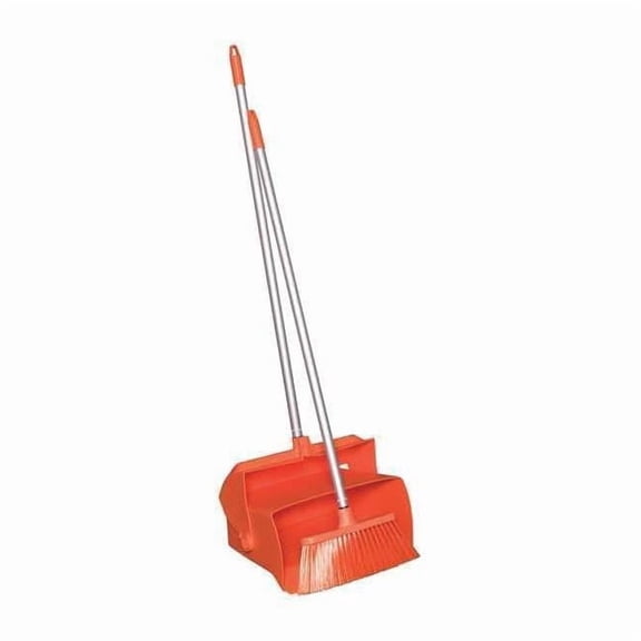 Remco 11 in Sweep Face Angle Broom, Orange, 36" L Handle 62507