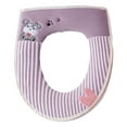 thumbnail image 1 of Toilet Seat Cover Pad Bathroom Soft Thicker Warmer Toilet Seat Cover Pad Home Decoration, 1 of 5