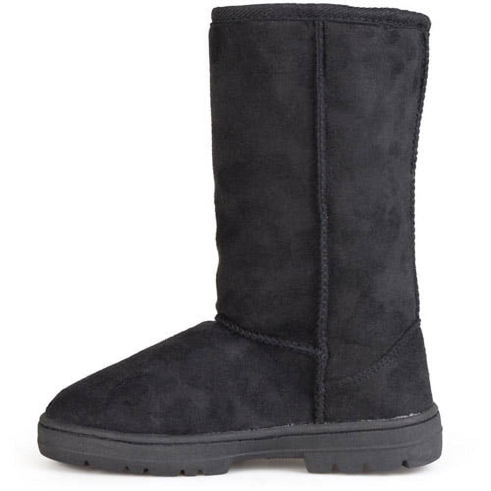 Brinley Co. Women's Faux Suede Lug Sole Boots - image 2 of 6