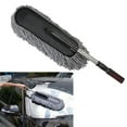 thumbnail image 2 of Oture Car Cleaning Duster Brush with Soft Cotton Fibers, 33.5 Length, Wax-Treated Scratch-Free, 2 of 6