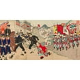 thumbnail image 3 of Watanabe Nobukazu 18x11 Black Modern Framed Museum Art Print Titled - A Record of Future Events in the Sino-Japanese War the Fall of Beijing and the Surrender of Chinese Generals (1895), 3 of 5