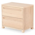 thumbnail image 4 of Safavieh Tobiette 2 Drawer Solid Wood Nightstand in Oak, 4 of 13