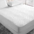 thumbnail image 2 of Protector de colchón impermeable NTBAY Quilted Twin XL blanco, 2 of 8