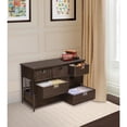 thumbnail image 2 of Badger Basket August Collection Wide Children's Seven Basket Metal & Woven Strap Storage Unit, 2 of 8